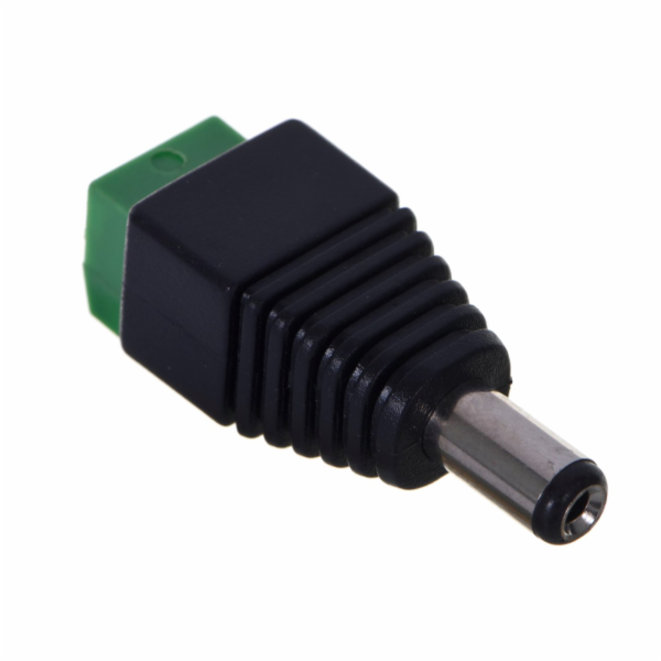 Electrical power plug Black Green