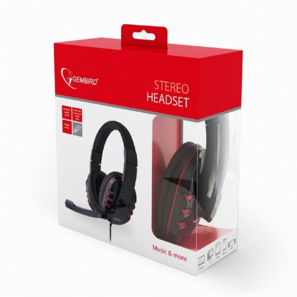 Gembird GHS-402 headphones/headset Wired Head-band Gaming...