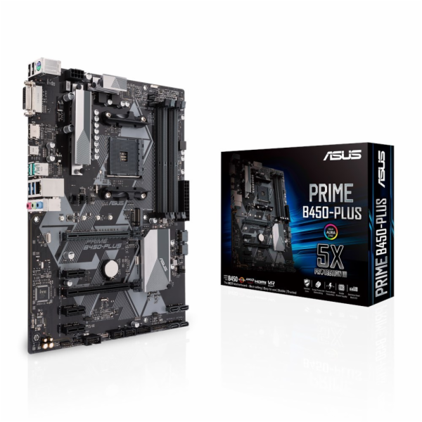 Základní deska PRIME B450-PLUS AM4 4DDR4 DVI / HDMI / M.2...