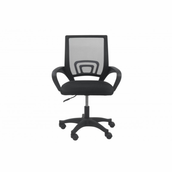 Topeshop MORIS černá ARMCHAIR kancelářská/počítačová židl...