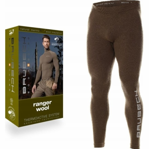 Brubeck LE12410 Pánské kalhoty RANGER WOOL khaki XXL