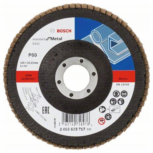 BRUSNÝ KOTOUČ Bosch. 125/ 60 X431 STANDARD PRO KOV BOSCH