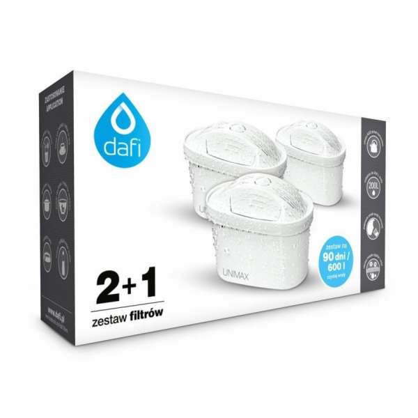 Filtrační vložky Dafi Unimax 2+1 (krabice)