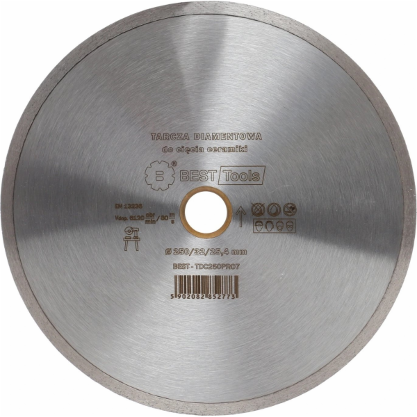 Best-Tools DIAMANTOVÝ DISK 250x32/25,4mm CONTINUOUS STAND...