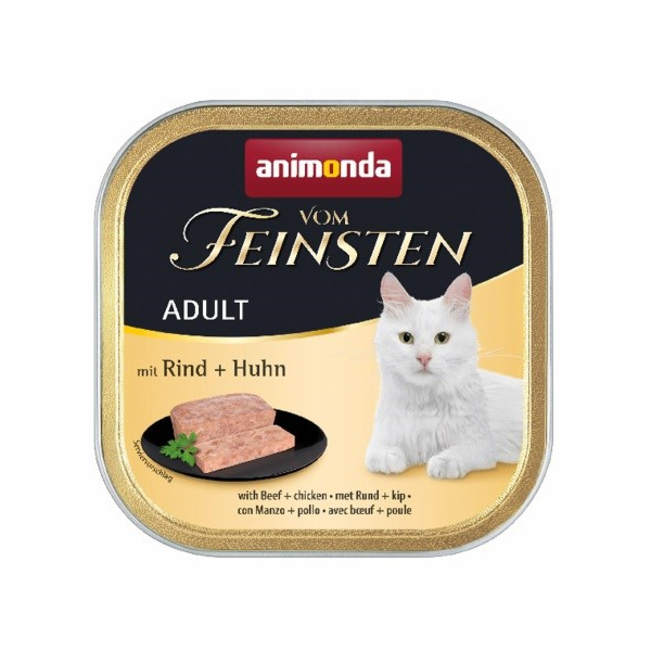 ANIMONDA VOM FEINSTEN ADULT Mokré krmivo pro kočky Hovězí...