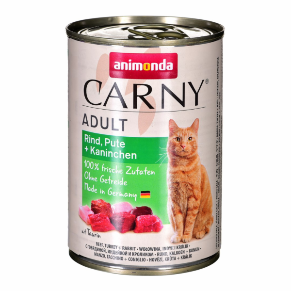 ANIMONDA Carny Adult Hovězí krůtí králík - mokré krmivo p...