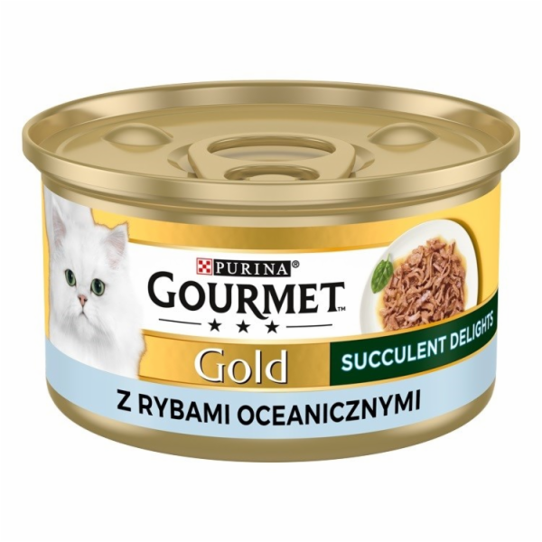 PURINA Gourmet Gold Succulent Delights Ocean fish - mokré...