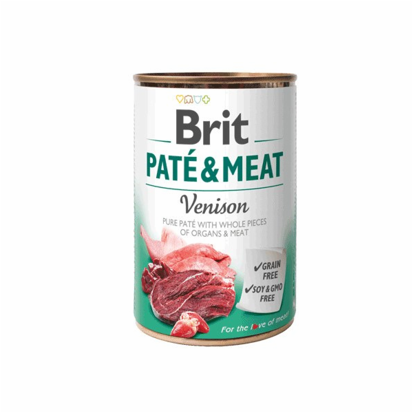 BRIT Paté & Maso se zvěřinou - 400 g