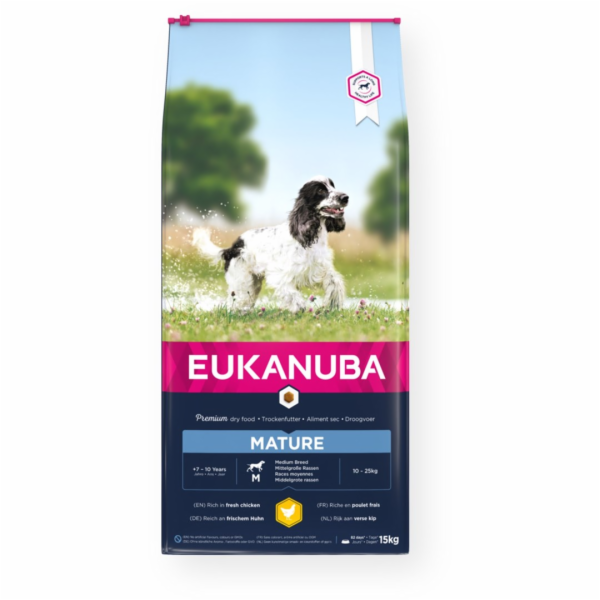 Eukanuba ZRALÁ 15 kg Dospělé kuře