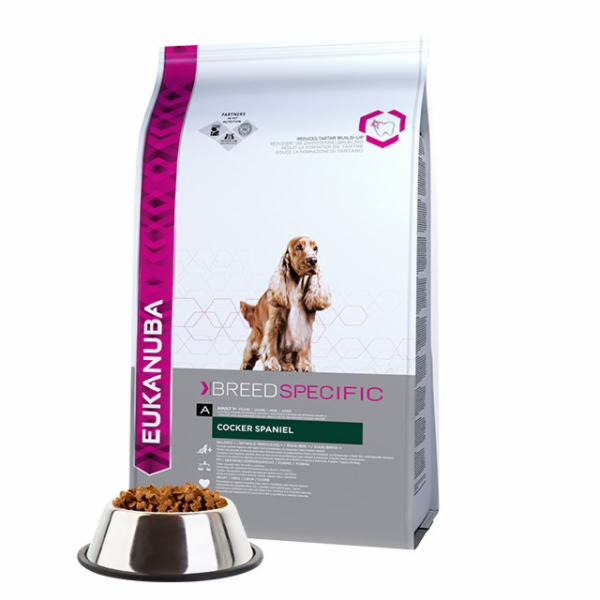 Eukanuba Breed Specific Cocker Spaniel 7,5 kg Dospělý jed...