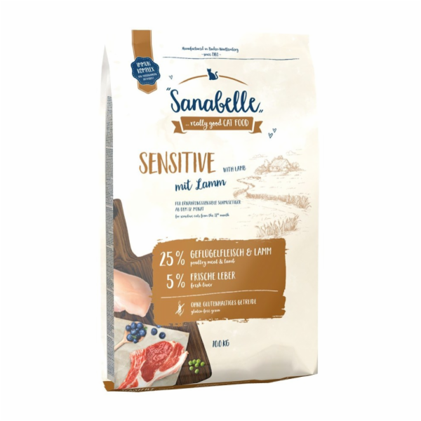 BOSCH Sanabelle Sensitive Lamb - suché krmivo pro kočky -...