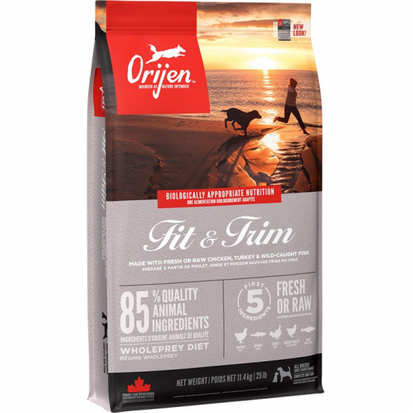 ORIJEN Fit & Trim - suché krmivo pro psy - 11 4 kg