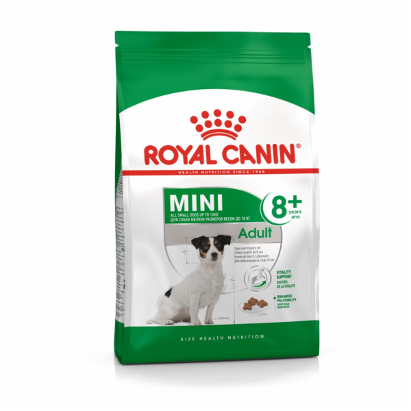 Royal Canin Mini Adult 8+ 8 kg Senior Drůbež Rýže Zelenina