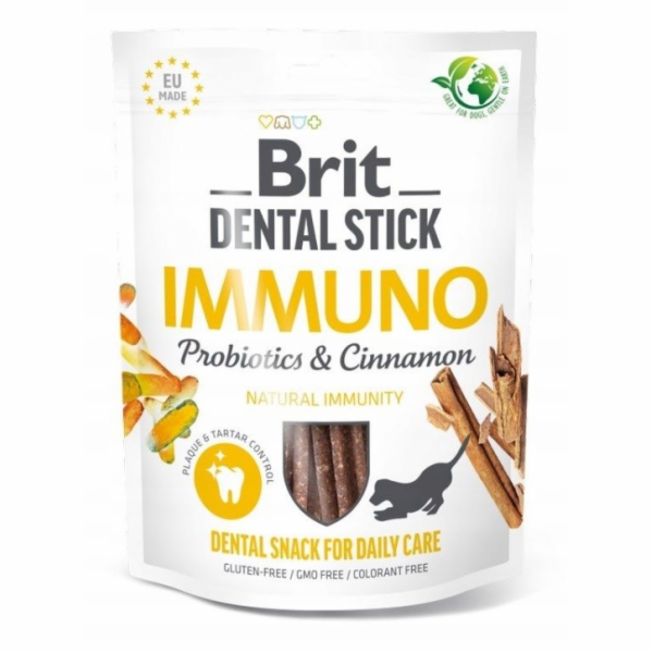 BRIT Dental Stick Immuno Probiotics & Cinnamon - pamlsek ...