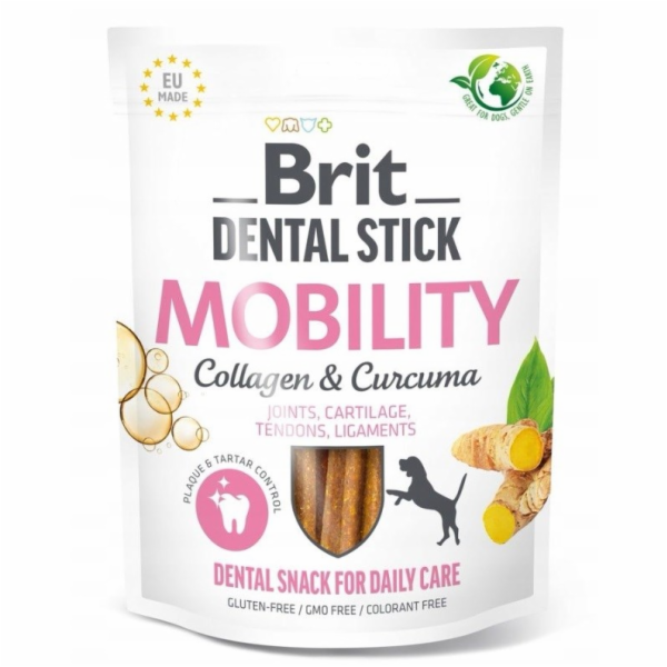 BRIT Dental Stick Mobility Curcum & Collagen - pamlsek pr...