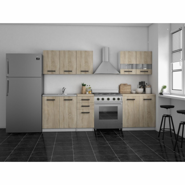 Topeshop sestava kuchyňského nábytku SONOMA