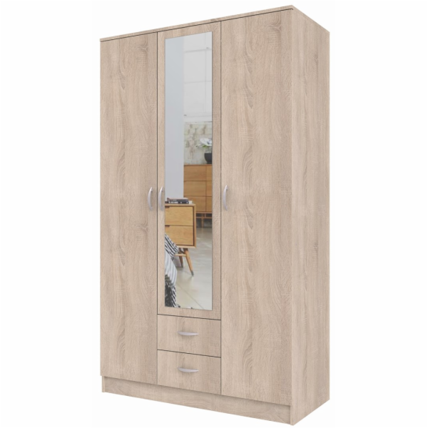 Topeshop ROMANA 120 SON L šatní skříň do ložnice 6 polic ...
