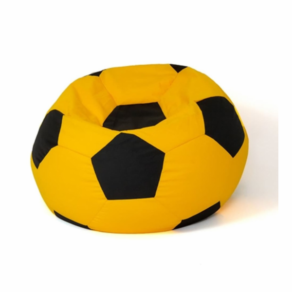 Fotbalová taška Sako pouffe žluto-černá XXL 140 cm