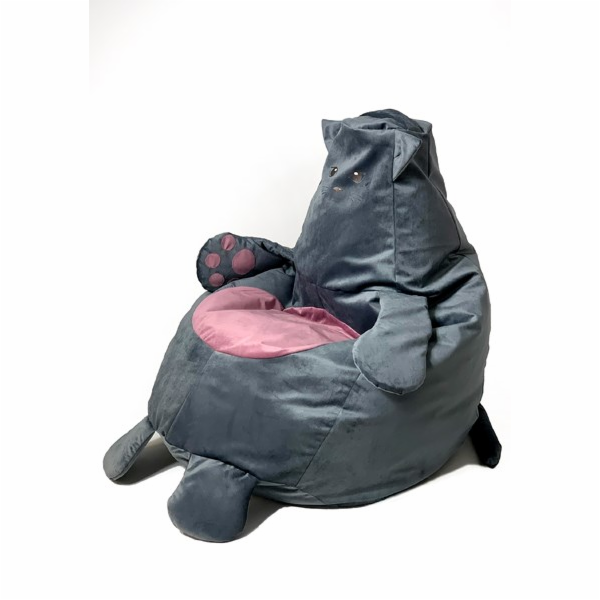 Pytel Sako Kätzchen grau L 105 x 80 cm