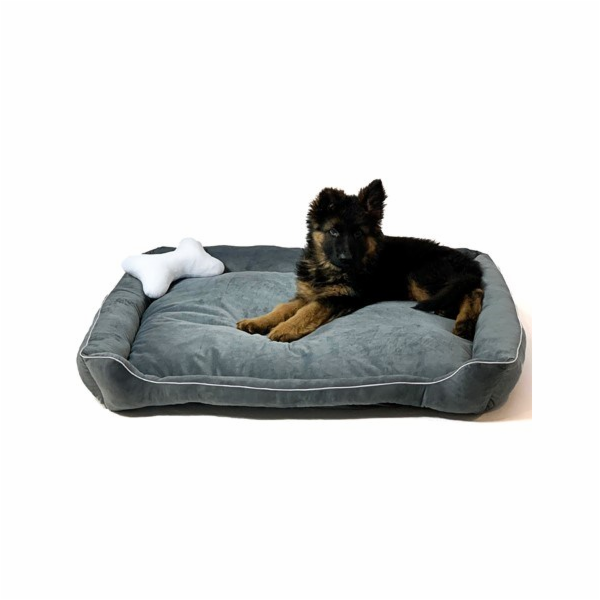 GO GIFT Lux šedý - pelíšek pro domácí mazlíčky - 95 x 70 ...