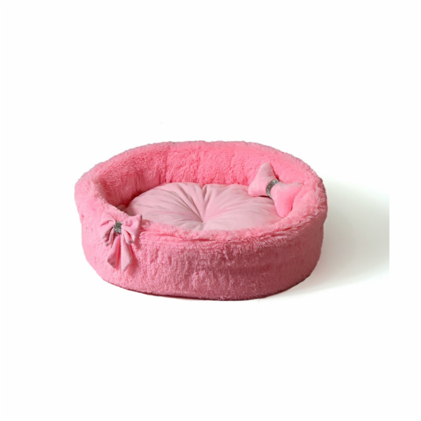 GO GIFT Blush pink L - pelíšek pro mazlíčky - 55 x 52 x 1...
