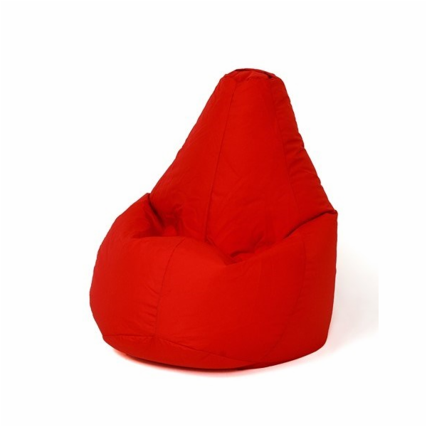 Sako taška pouffe Hruška červená XXL 140 x 100 cm