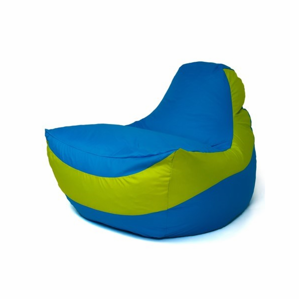 Sako taška pouffe Bolid modrozelená XXL 140 x 100 cm