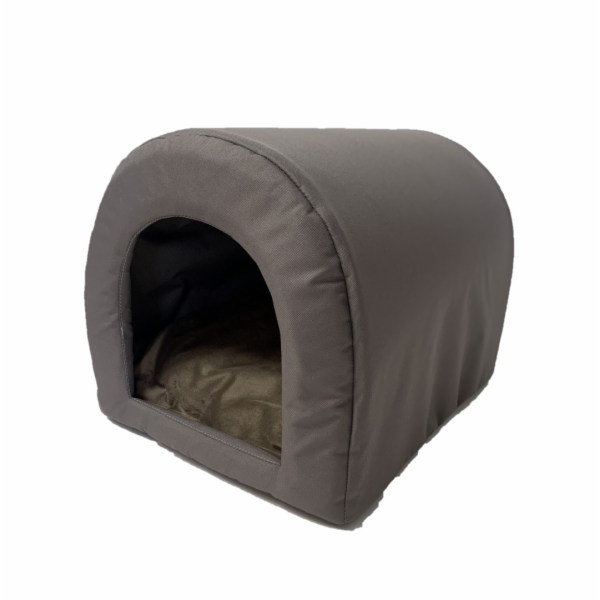 GO GIFT Jeskynní postel pro psa a kočku - taupe - 40 x 33...