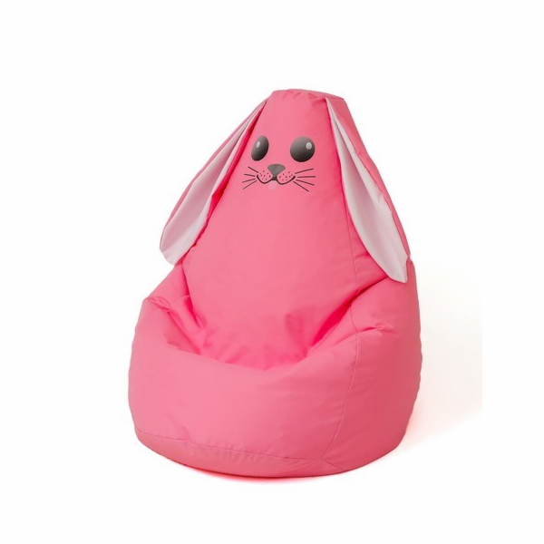 Sako taška pouf Rabbit pink XL 130 x 90 cm