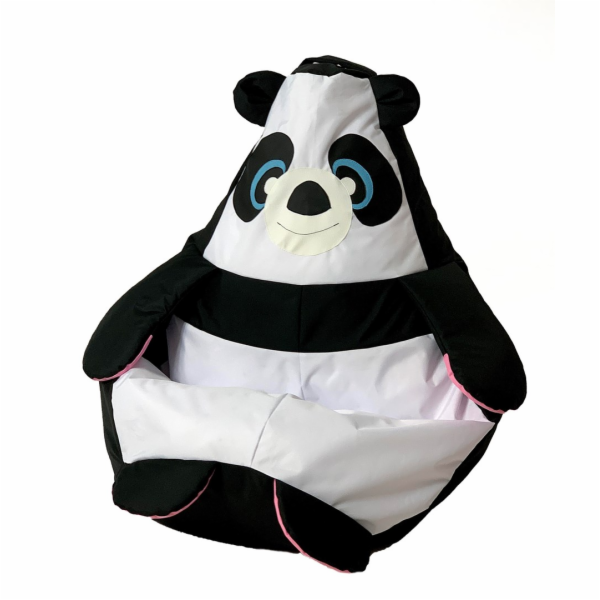 Sako taška pouffe Panda černá a bílá XL 130 x 90 cm