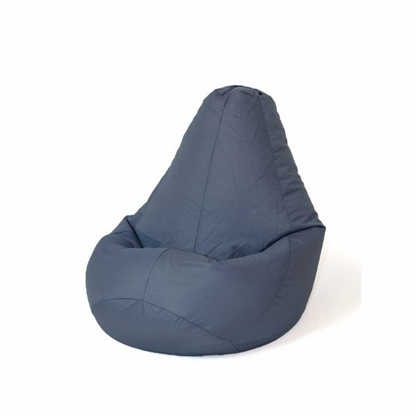 Sako taška pouffe Hruška šedá XL 130 x 90 cm