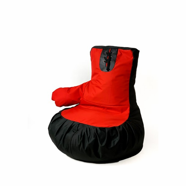 Sako bag pouffe boxerská rukavice černo-červená XXL 130 x...