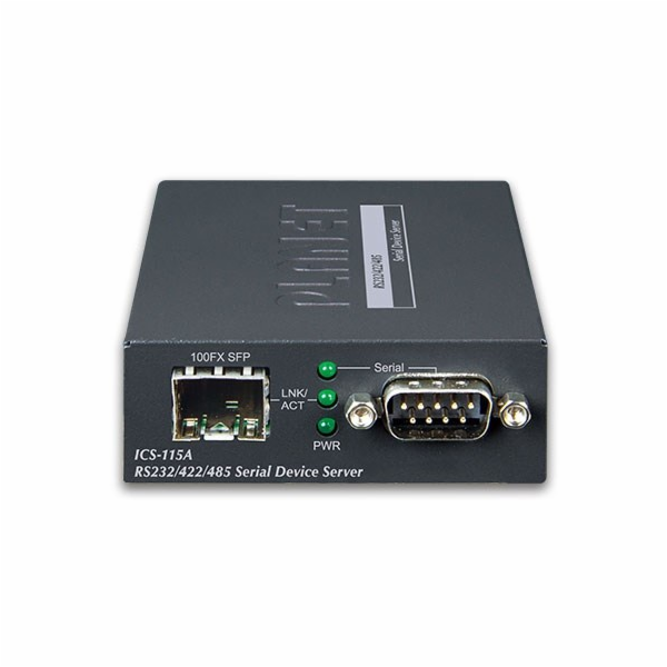 PLANET RS232/RS-422/RS485 t 100Bas-FX sériový server