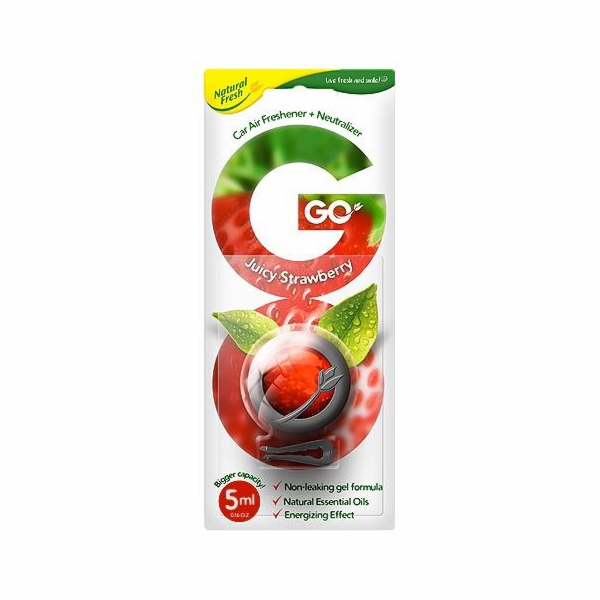 Osvěžovač vzduchu do auta Natural Fresh GO Juicy Strawberry
