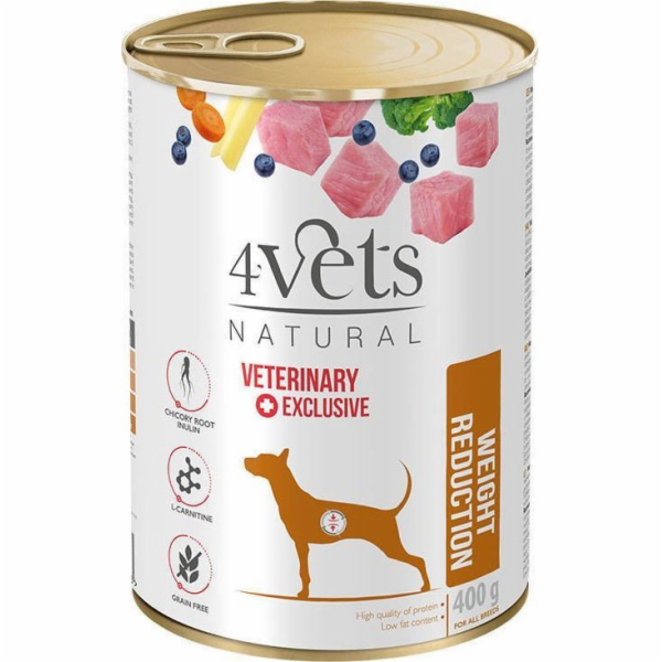 4VETS Natural Weight Reduction Dog - mokré krmivo pro psy...