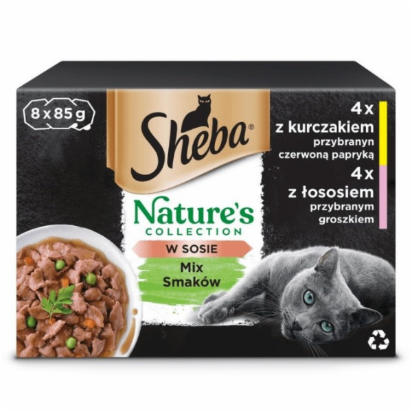 SHEBA Nature s Collection Mix - mokré krmivo pro kočky - ...