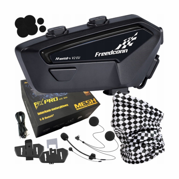 Motocyklový interkom FreenConn FX Pro V2 EU MESH