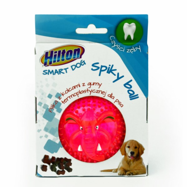 HILTON Psí špičatý míček - Hračka pro psa - 8 cm