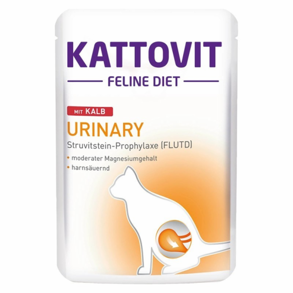KATTOVIT URINARY Telecí maso 85g pro kočky