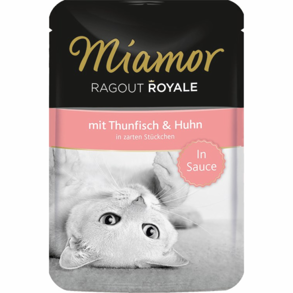 Miamor Royal ragú v omáčce Tuňák a kuřecí maso
