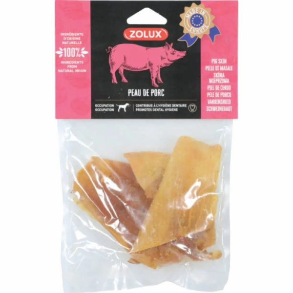 ZOLUX Vepřová kůže - Psí pamlsek - 100g