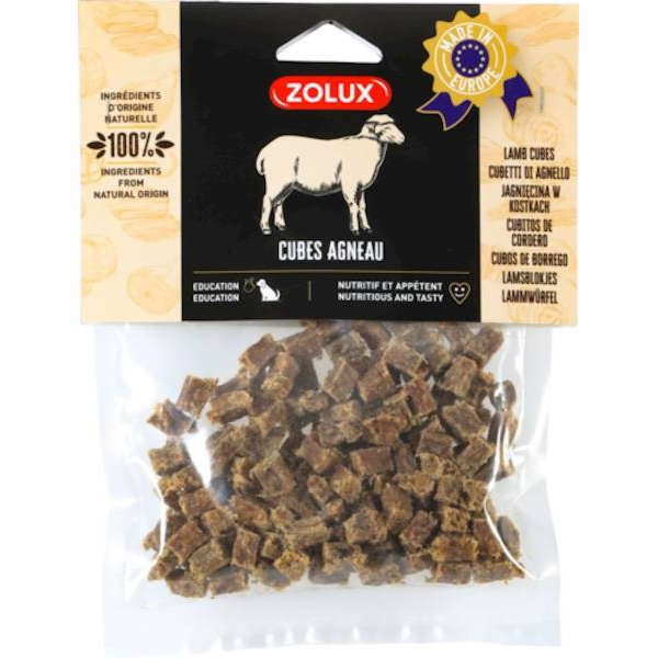ZOLUX jehněčí kostky - pamlsek pro psy - 100g