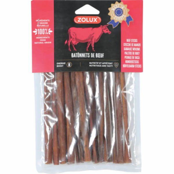 ZOLUX Hovězí tyčinky - Psí pamlsek - 100g