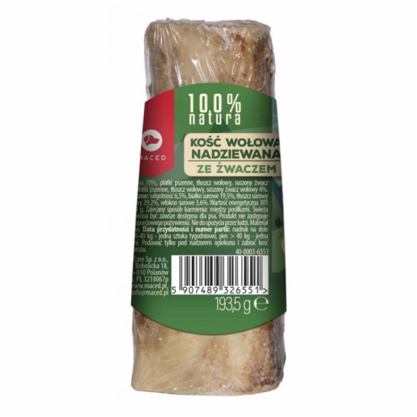 MACED Bone stuffed with beef rumen  - žvýkačka pro psa - ...