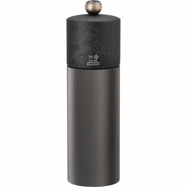 Peugeot Line wood/aluminium pepper mill 18 cm graphite