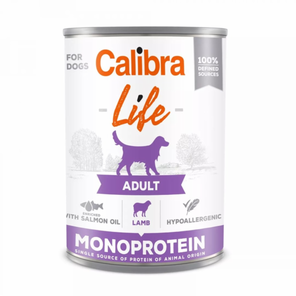 CALIBRA Life Adult Monoprotein Lamb - vlhké krmivo pro ps...