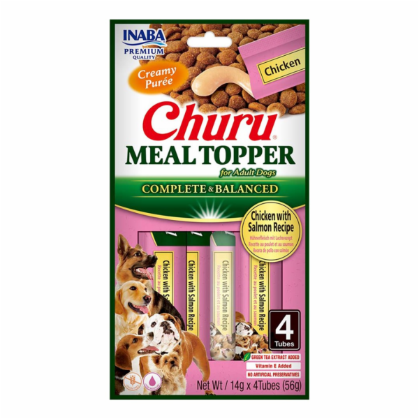 INABA Churu Meal Topper Chicken with salmon - pamlsek pro...