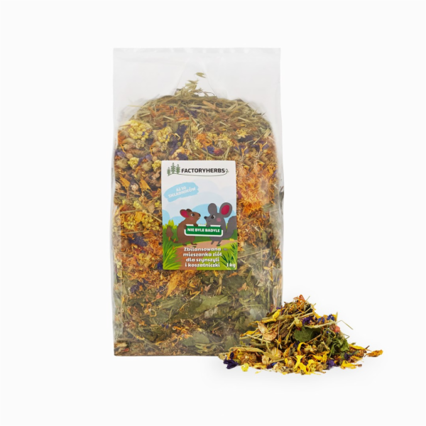 FACTORYHERBS Nie byle badyle - krmivo pro činčily a osmák...