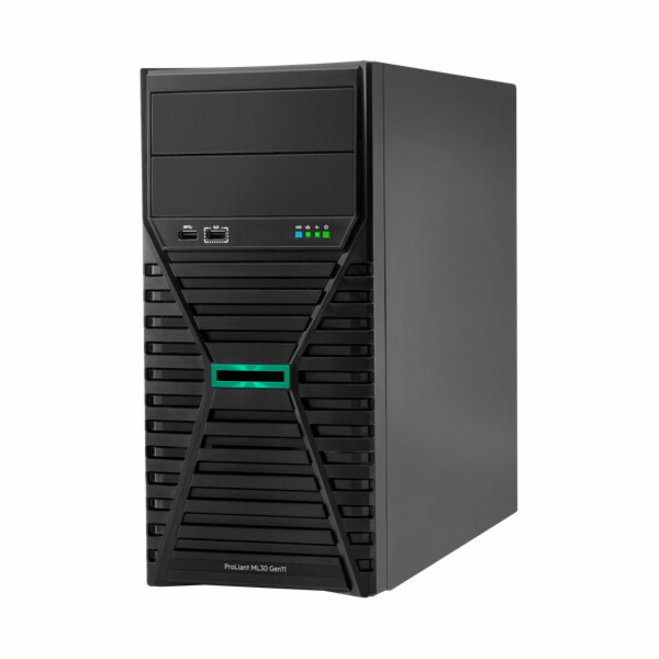HPE ML30 Gen11 E-2434, 32GB, 2 x 480GB SSD, RPS