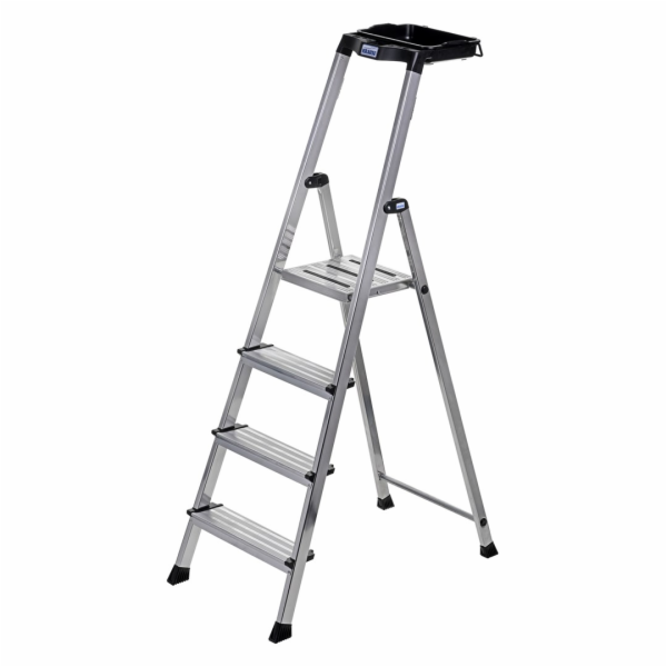 Krause Secury Skládací žebřík stříbrný